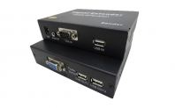 KVM Network Extender 200M Monitoring Hard Disk Recorder RJ45 to VGA Transmitter with Local Display IP Camera Switch IPUVA-200D
