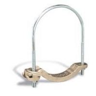 Blackburn by ABB 3907 Waterpipe Ground Clamp, 4-4/0Awg, Size 8 Water Pipe Size, Bronze Saddle