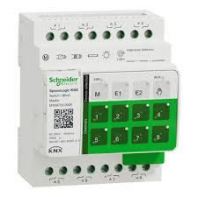 Schneider Electric Blind/switch actuator, SpaceLogic KNX, master, 8 channels, 250V, 16A, white