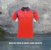 M23-03 Red,D.Grey and White M23-03 Red,D.Grey and White