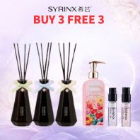 Lingering  Fragrance 3*120ml  Free Body Lotion 1*220g + 1.5ml*2 Perfume (Worth RM81)