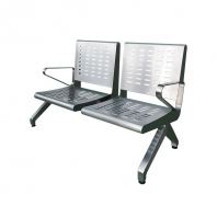 2 Seater Stainless Steel Waiting Link with Arm Rest
