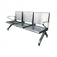 3 Seater Stainless Steel Waiting Link with Arm Rest