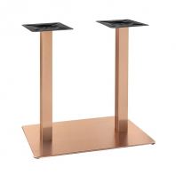Titanium Rose Gold Stainless Steel Rectangular Table Base