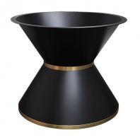 Hourglass Shaped Round Dining Table Base