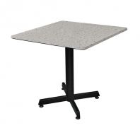 H-Top Terrazo Laminate Table with 2 Crossed Leg