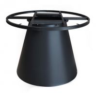 Cone-shaped Conical Round Metal Table Base