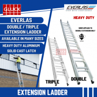 EVERLAS EXTENSION LADDER DOUBLE EXTENSION/ TRIPPLE EXTENSION