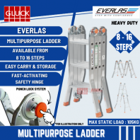 YMPRH EVERLAS Multi-Purpose Ladder TANGGA MULTI PURPOSE HEAVY DUTY