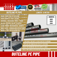 POLY PIPE HIGH DENSITY POLYETHYLENE PIPE (HDPE) /(PE 100) untuk kebun rumah 20MM, 25MM, 32MM, 50MM, 63MM, 90MM