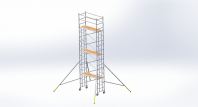 Single Width Aluminium Scaffolding