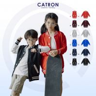 CRJ 1100B Children Long Sleeve Baseball Jacket