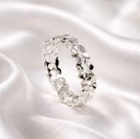 Textured Pattern Band Ring