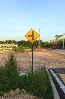 ONE-STOP ROAD SIGNAGE SUPPLIER | LEFT CROSSROAD SIGNBOARD SUPPLY IN JOHOR, MUAR & YONG PENG