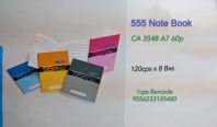 555 NOTE BOOK CA3548 A7 60PAGES