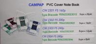 CAMPAP PVC COVER NOTE BOOK F5 SIZE