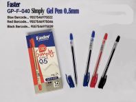 GP-F-040 SLMPLY FASTER GEL PEN 0.5MM 12PCS