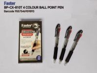 FASTER BP-CX-810T 4 COLUR BALLPEN