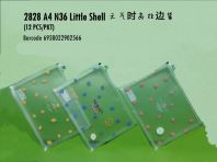 2828 N36 LITTLE SHELL ZIPPER BAG A4 SIZE
