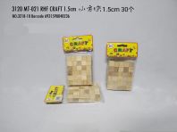 3120 MT-021 RHF CRAFT 1.5CM SMALL CUBE (30PCS)