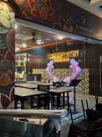 RESTORAN STAINLESS STEEL GOLD MIRROR 3D LED BACKLIT AND FRONLIT SIGNBOARD