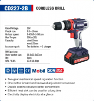 CD227-2B Drill Tanpa Wayar