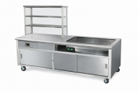 Burger Stall with Hotplate 5FT