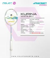 Felet Kurina White Sky Badminton Racket