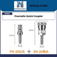 Pneumatic Coupler Hose Barb PH+SH