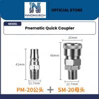 Pneumatic Coupler Male Thread PM+SM