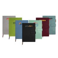 PU Magnetic Hard Case A5 Notebook With Pen Loop