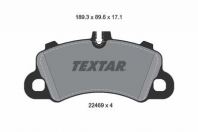 TEXTAR 2246901 Porsche Macan Front Brake Pad 95B698151AA 9Y0698151A OEM Replacement