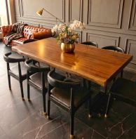 The Monarch Tigerwood Dining Table