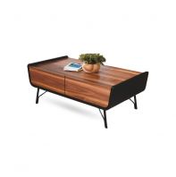 SORAYA Coffee Table C/W Black Metal Leg SORAYA Coffee Table C/W Black Metal Leg