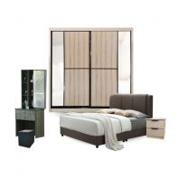 SPP02 8'x8' Semi Custom Bedroom Set PVC Laminated & Full Melamine