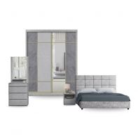 Bedroom Set with 5��x 7�� Sliding Wardrobe (Design 1)