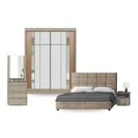 Bedroom Set with 5��x 7�� Sliding Wardrobe (Design 2)