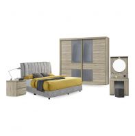 Semi Custom Bedroom Set with 8'x8' Sliding Wardrobe (8600) Semi Custom Bedroom Set with 8'x8' Sliding Wardrobe (8600)