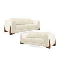 2+3 Seater Fabric Sofa Set C/W Wooden Leg 2+3 Seater Fabric Sofa Set C/W Wooden Leg