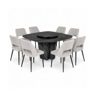 1+8 Seater Dorvella Square Dining Set