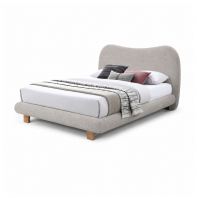 Modern Bedframe with Curved Headboard Modern Bedframe with Curved Headboard