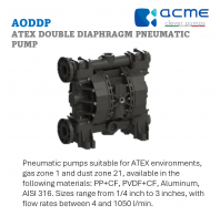 AODDP- ATEX DOUBLE DIAPHRAGM PNEUMATIC PUMPS