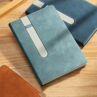 Custom Logo A5 Leather Notebook