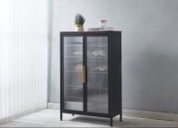 Shoe Cabinet Semi Transparent Acrylic Doors