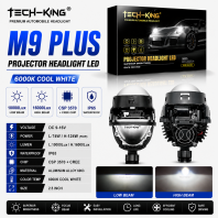 TECH KING M9 Plus 2.5 Inch Bi LED Projector Headlight (124W) TECH KING M9 Plus 2.5 Inch Bi LED Projector Headlight (124W)