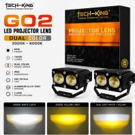 TECH KING G02 WHITE/YELLOW SPOTLIGHT LED PROJECTOR LENS 84W TECH KING G02 WHITE/YELLOW SPOTLIGHT LED PROJECTOR LENS 84W