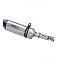 Project79 Stainless Steel Slip On Exhaust System with Titanium Muffler QPLH10 + QPM04TT for Honda NX500