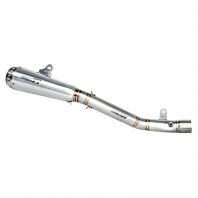Project79 Stainless Steel Long Version Slip On Exhaust System QPLK22 + QPM58(51)SV for Kawasaki ZX6R