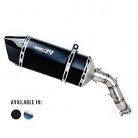 Project79 Stainless Steel Long Version Slip On Exhaust System QPLQJ06 + QPM50 for QJMotor SVT-650 X