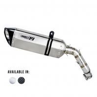 Project79 Stainless Steel Slip On Exhaust System with Titanium Muffler QPLQJ06 + QPM06TT / QPM55(51)CB for QJMotor SVT-650 X